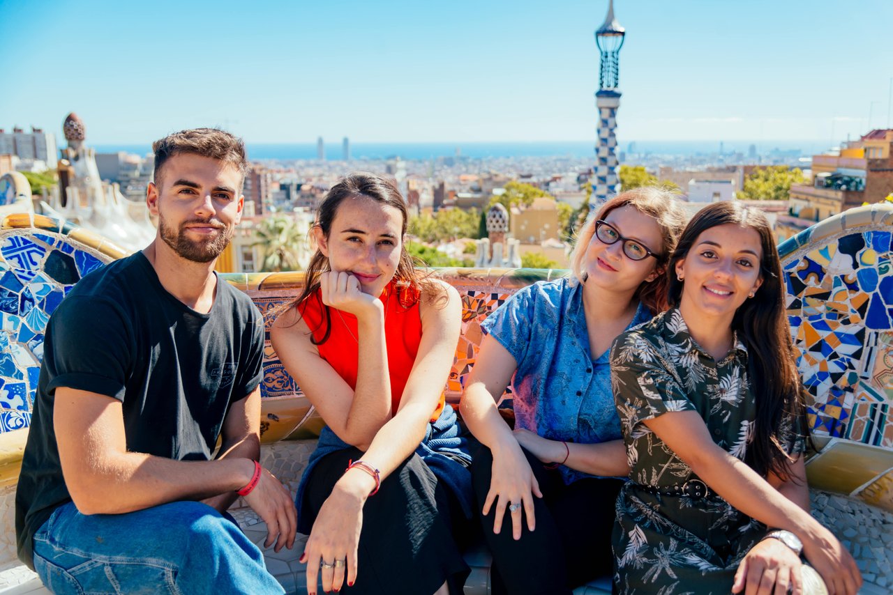 Professional photoshoot at Park Güell