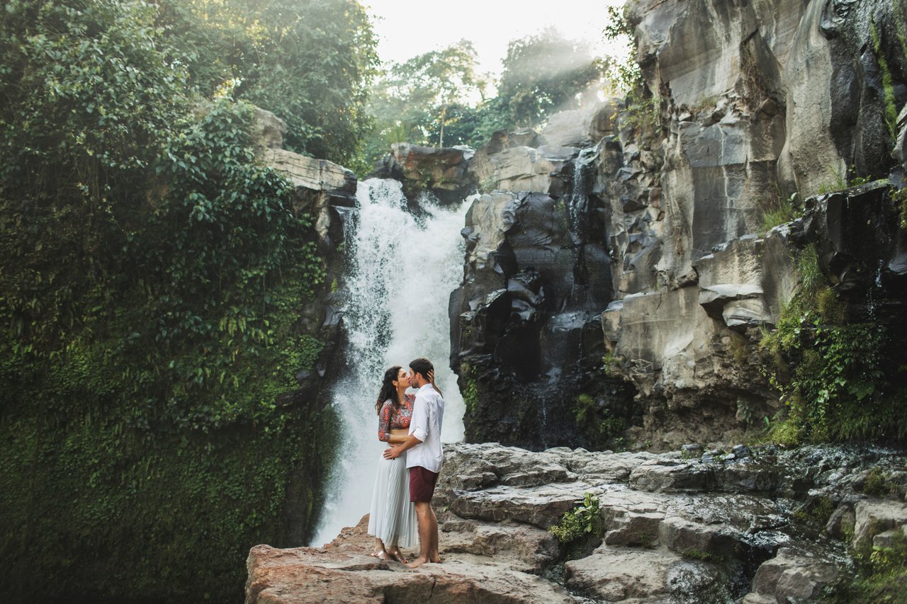 Private photo tour at Tegenungan Waterfall
