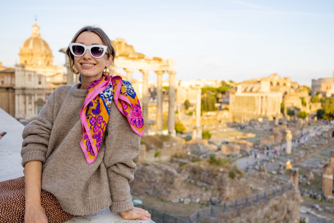 Professional photoshoot at the Roman Forum