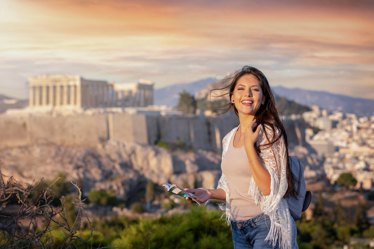 Professional photoshoot at Aeropagus Hill