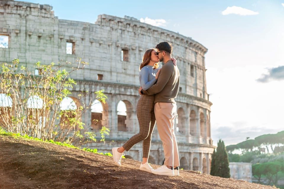 Professional photoshoot at the Colosseum