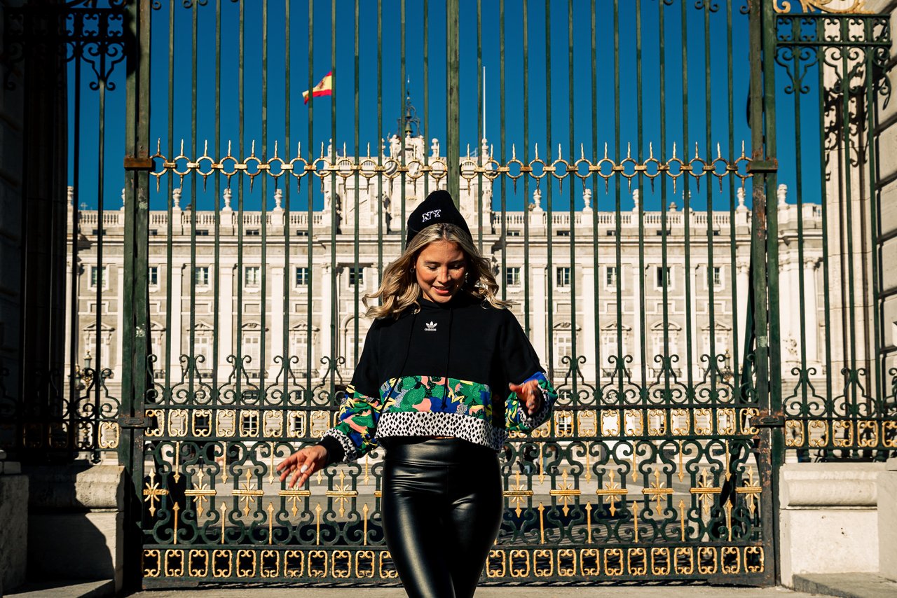 Professional photoshoot at Palacio Real & Jardines de Sabatini
