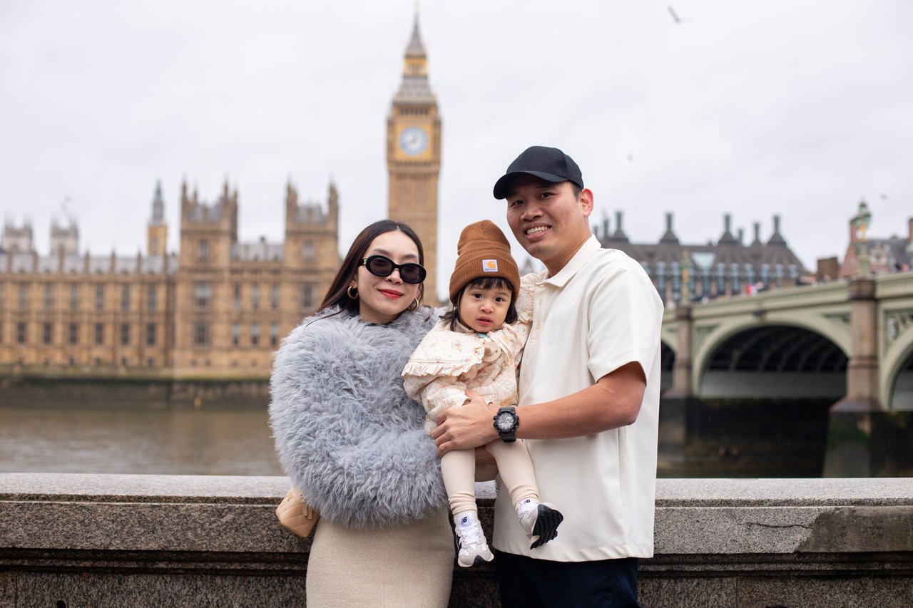 Professional photoshoot at Big Ben London