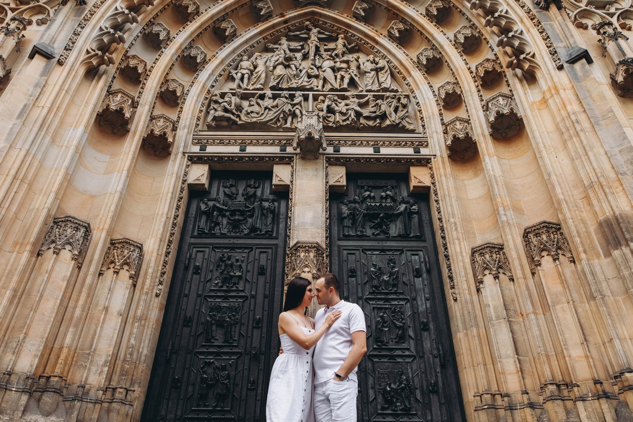 Professional photoshoot at Prague Castle