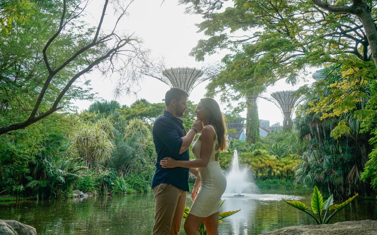 Professional photoshoot at Gardens by the Bay