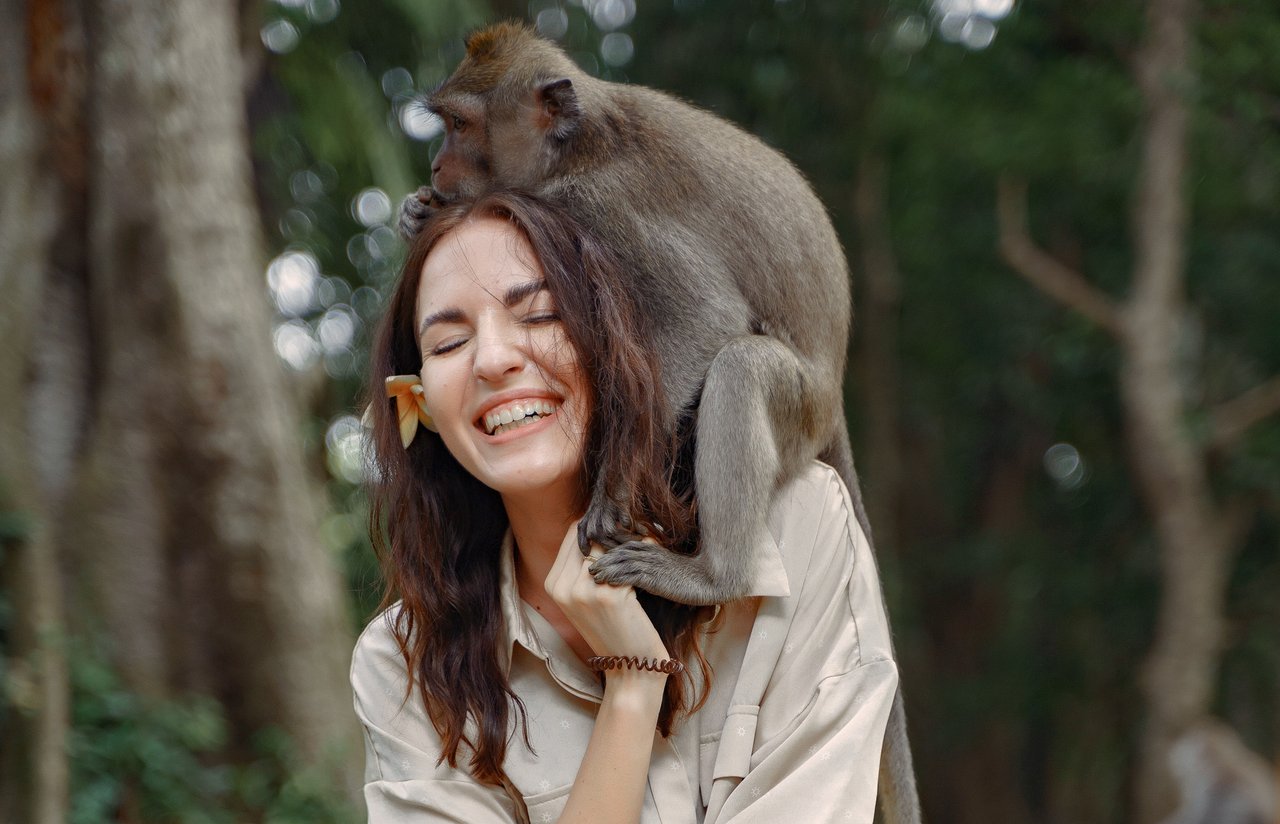 Professional photoshoot at Ubud Monkey Forest