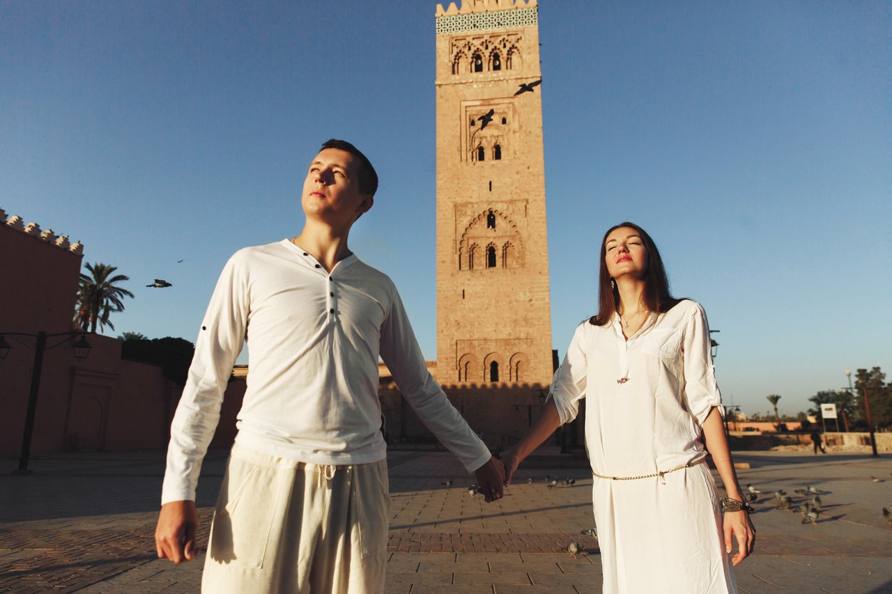 Professional photoshoot at the Koutubia Mosque