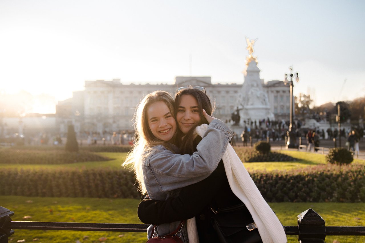 Professional photoshoot at Buckingham Palace
