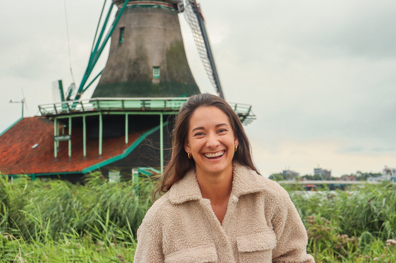 Professional photoshoot at the Zaanse Schans Windmills