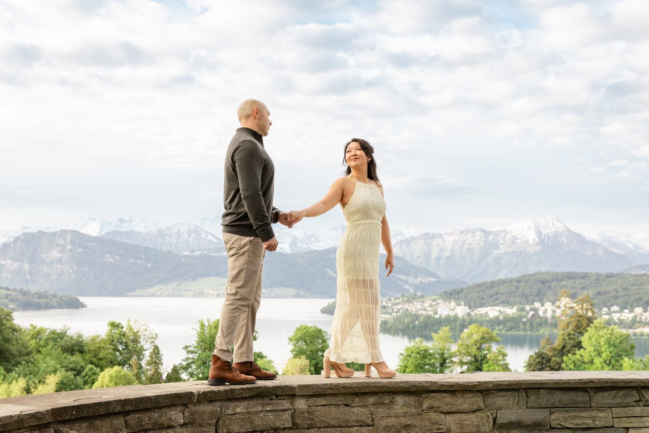 Photoshoot at Lake Lucerne Promenade — photo 1