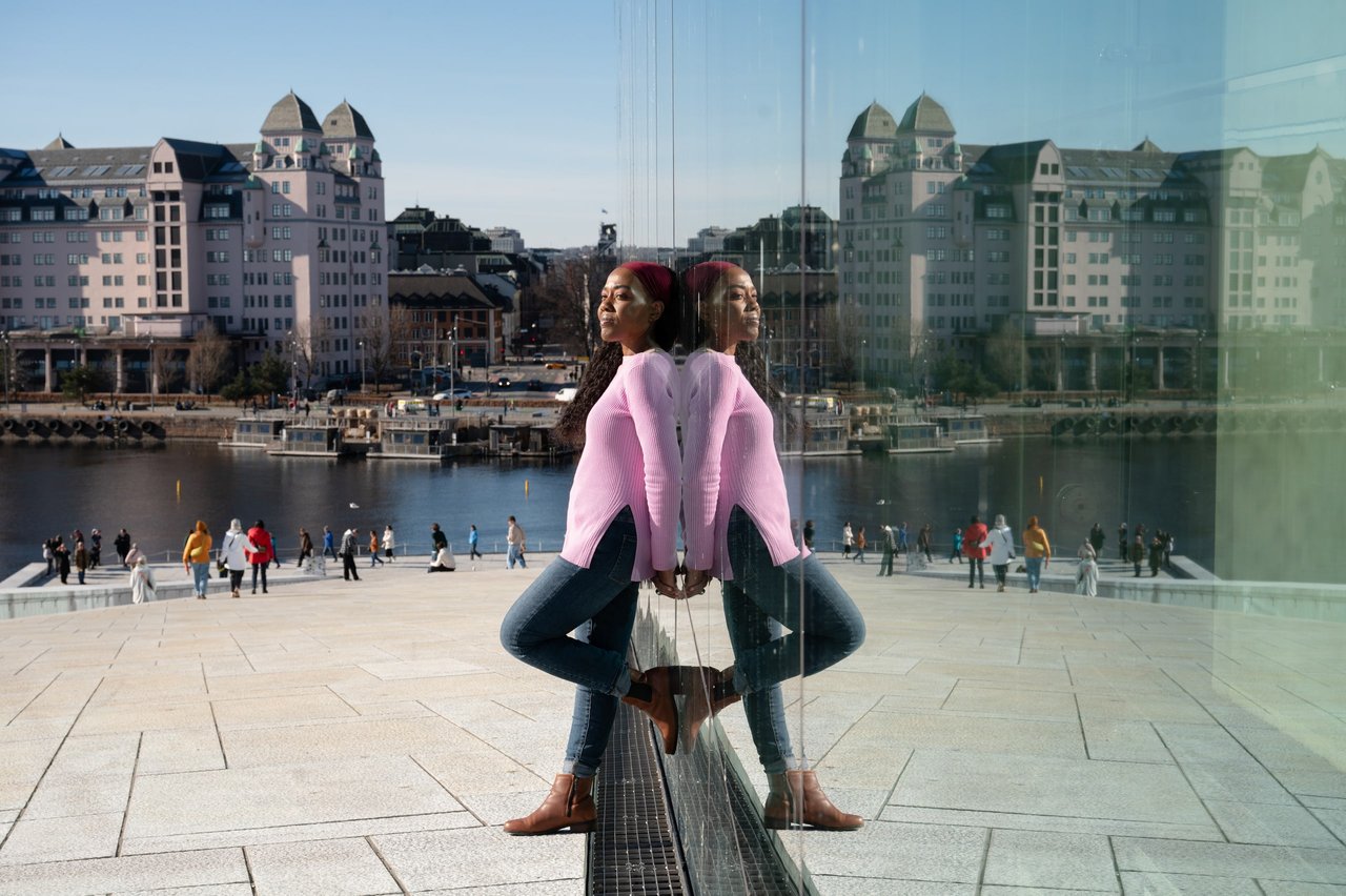 Photoshoot at Oslo Opera House roof — photo 1