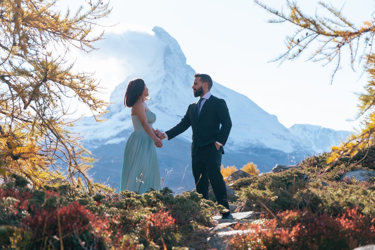 Romantic photoshoot in Zermatt — photo 1