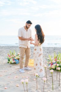 Surprise Proposal at the Beach