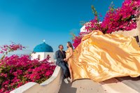 Privet photoshoot with flying dress