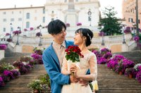 Outdoor Model Photoshoot in Rome