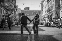 💍 "Eternal Love Walk – Rome Wedding Photo Tour"