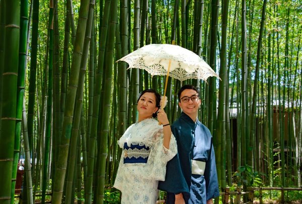 Professional photoshoot at Arashiyama Bamboo Forest photo 3