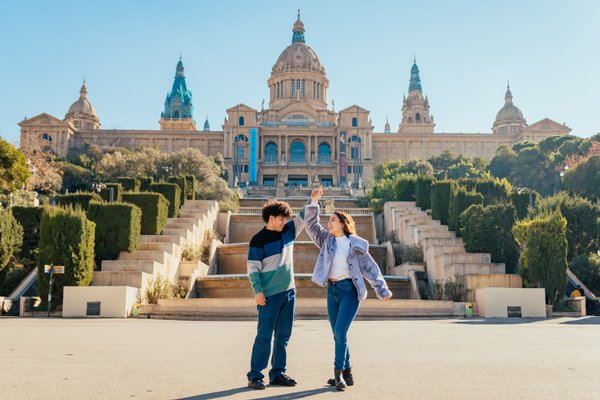 Professional photoshoot at Montjuïc Magic Fountains