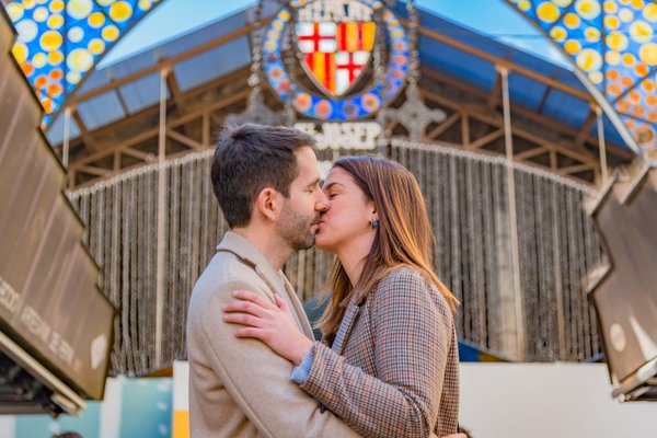 Professional photoshoot at La Rambla and Boquería Market