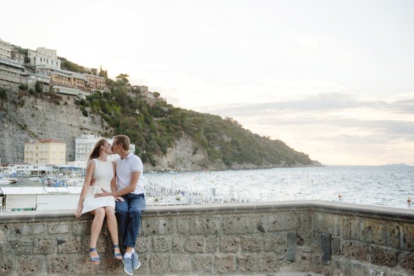 Professional photoshoot at the Sorrento Marina