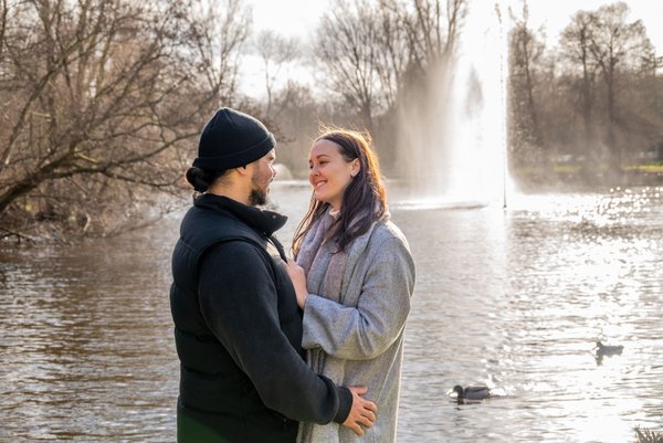 Professional photoshoot at Amstelpark