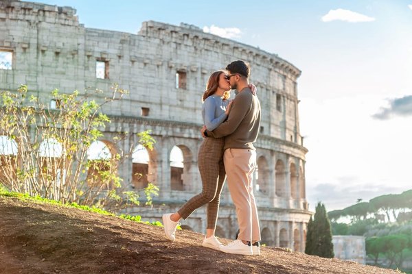 Professional photoshoot at the Colosseum