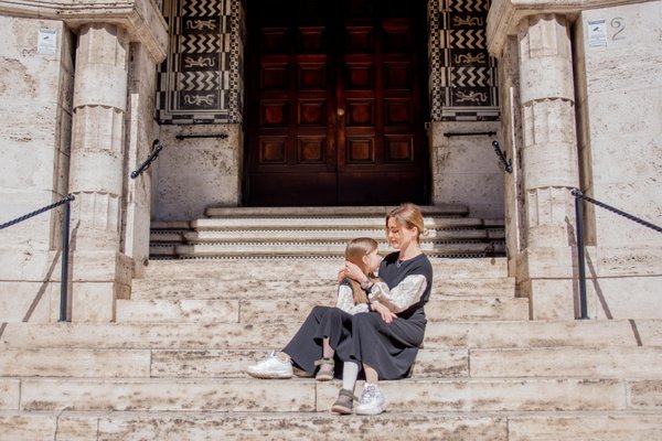 Professional photoshoot at charming Coppedè photo 5