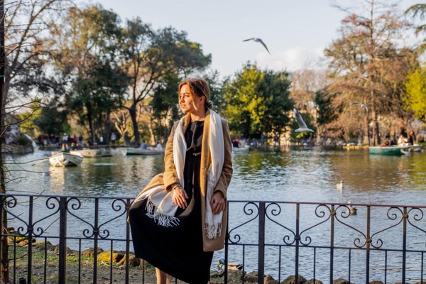 Professional photoshoot at Villa Borghese