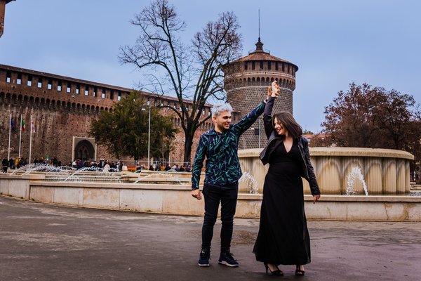 Professional photoshoot at Sforzesco Castle photo 2