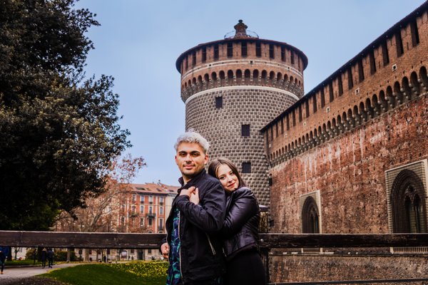 Professional photoshoot at Sforzesco Castle photo 3