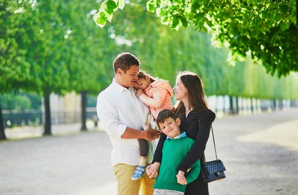 Professional photoshoot at Jardin des Tuileries