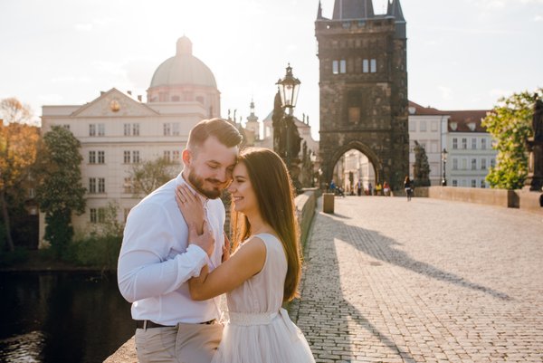 Professional photoshoot at Charles Bridge