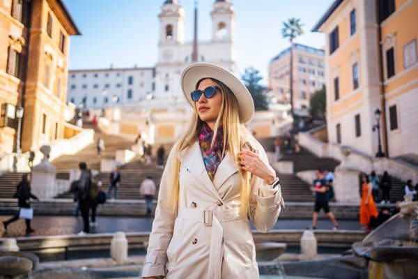 Professional photoshoot at the Spanish Steps