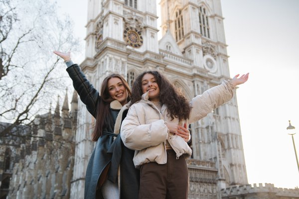 Professional photoshoot at Westminster Abbey