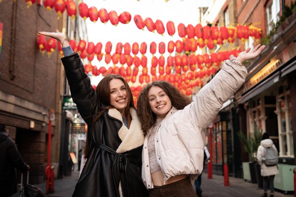Professional photoshoot in Chinatown
