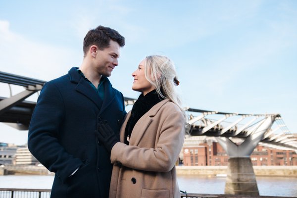 Professional photoshoot at St. Paul's Cathedral & Millennium Bridge