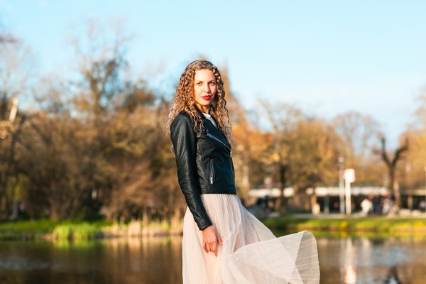 Professional photoshoot at Vondelpark