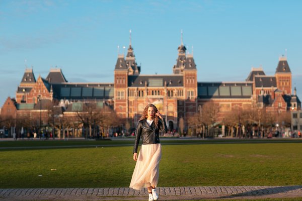 Professional photoshoot at Museumplein