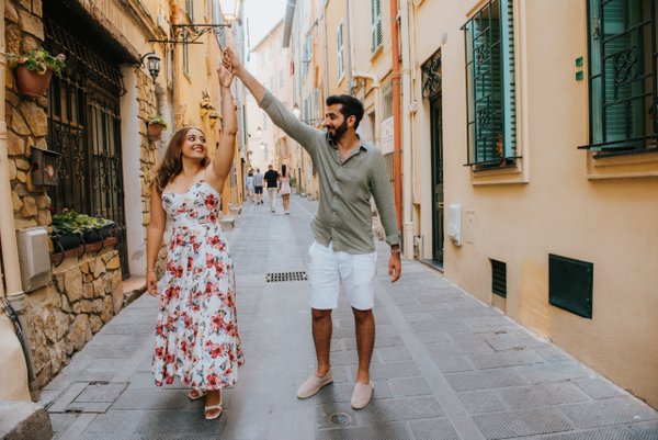 Romantic photoshoot in Menton — photo 5