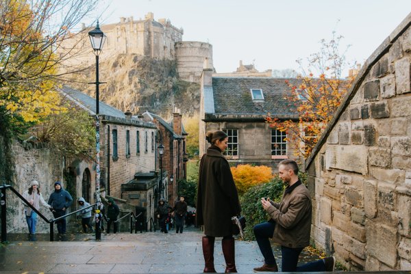 Romantic photoshoot for couples in Edinburgh — photo 1