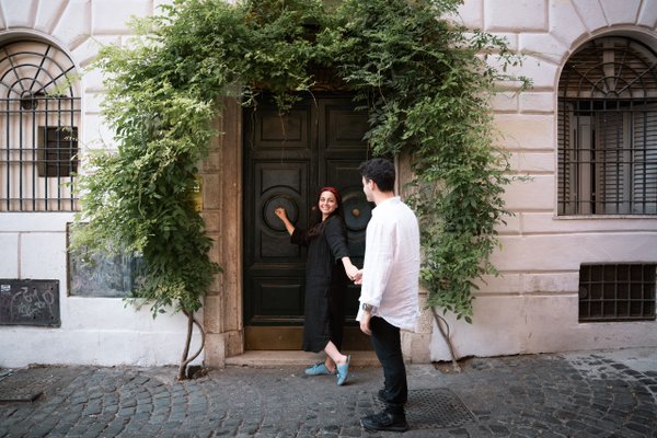 Romantic Couples Photoshoot in Rome — Trastevere — photo 1