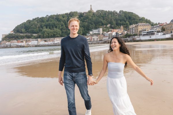Romantic photoshoot in San Sebastián — photo 2