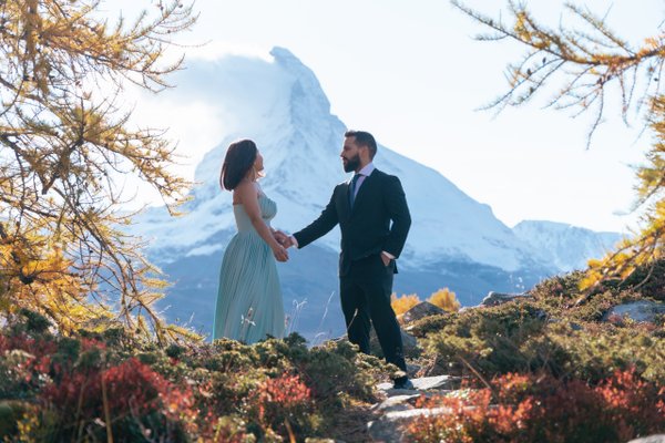 Romantic photoshoot in Zermatt — photo 1