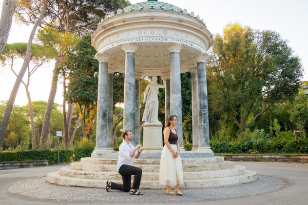 Professional photoshoot at Villa Borghese in Rome — photo 1