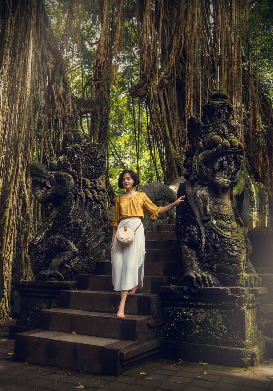 Professional photoshoot at Ubud Monkey Forest photo 4
