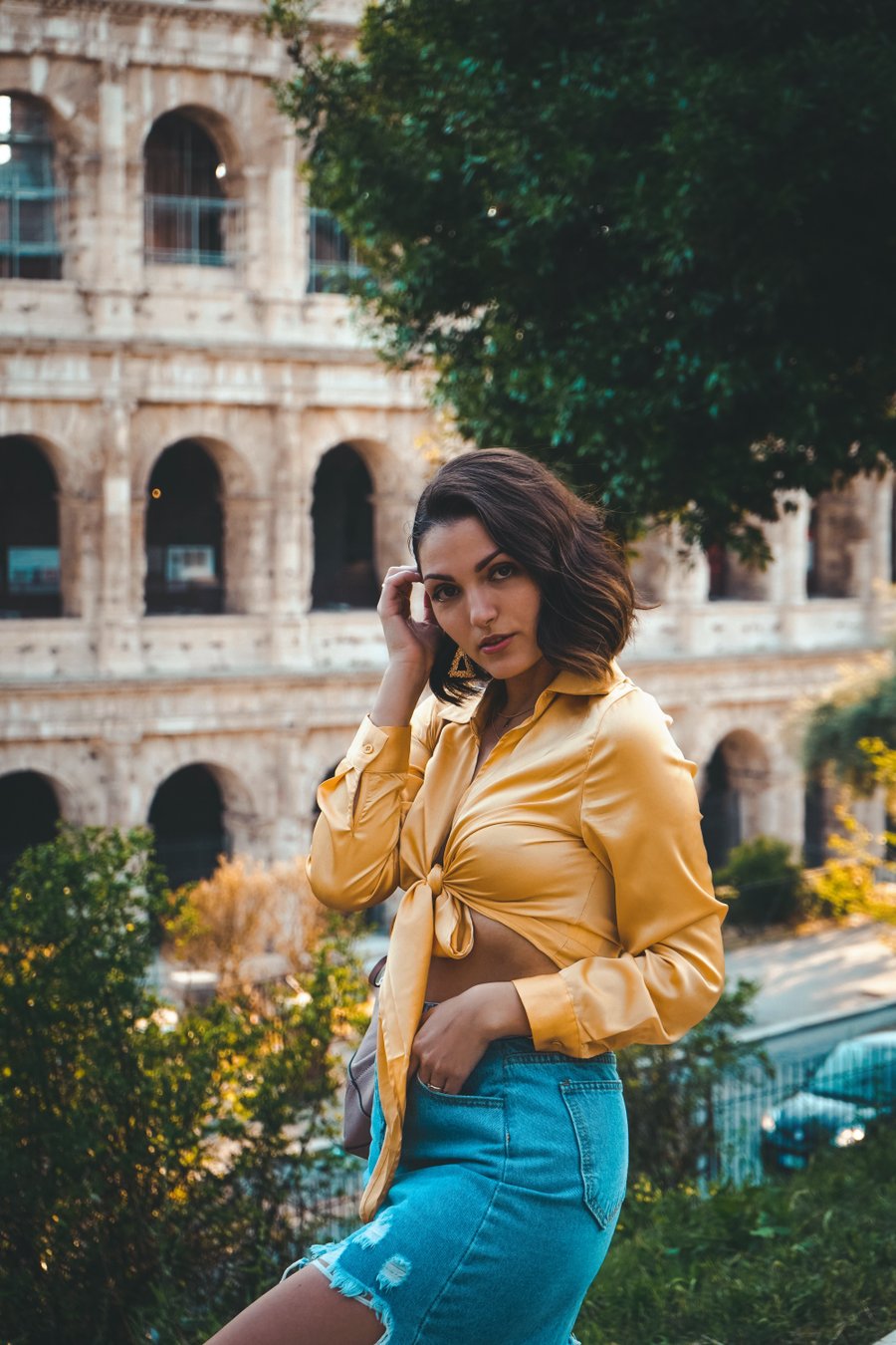 Outdoor portrait photoshoot in Rome photo 1