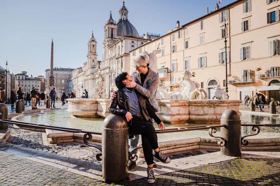 Professional photoshoot at Piazza Navona photo 1