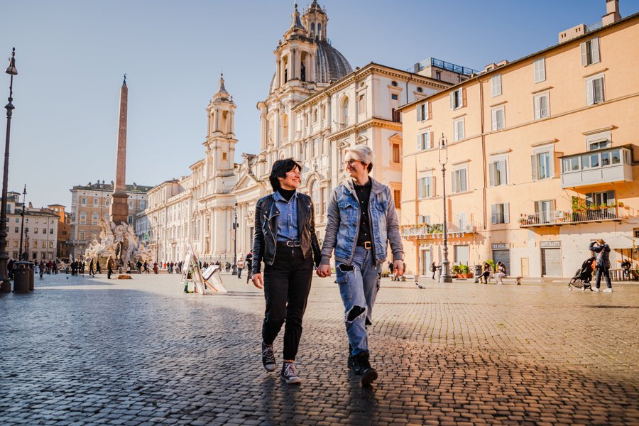 Professional photoshoot at Piazza Navona photo 3