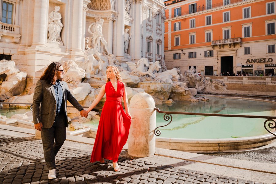 Professional photoshoot at the Trevi Fountain photo 8