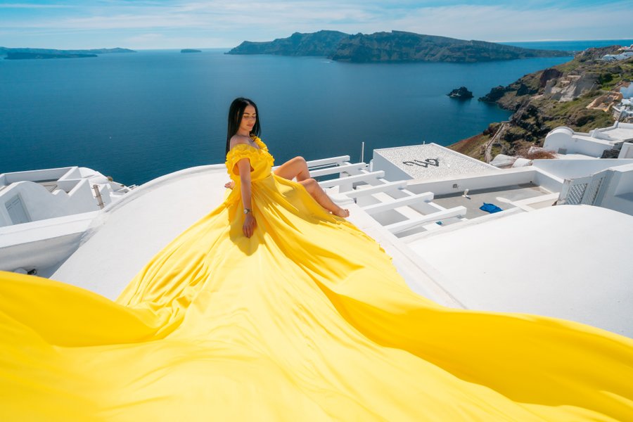 Professional Flying Dress Photoshoot photo 7